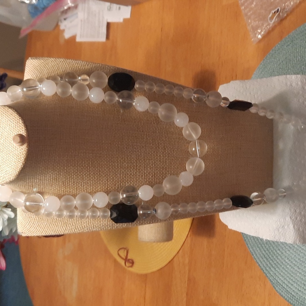 Womens lucite necklaces